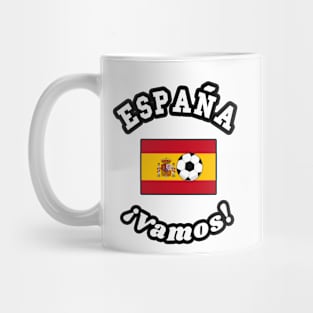 ⚽ España Football, Bandera de España Flag, ¡Vamos! Team Spirit Mug